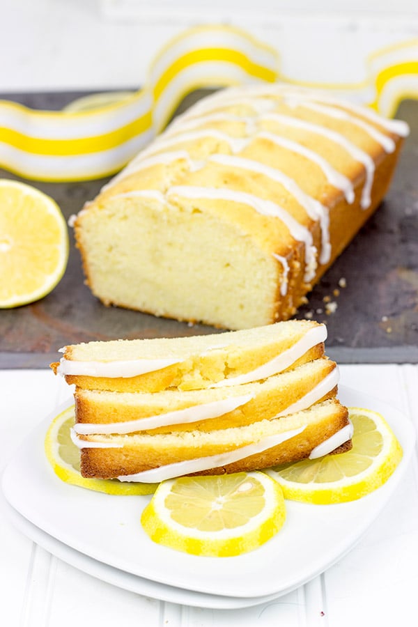 This Glazed Lemon Bread is quick, tasty and perfect for Saturday morning breakfasts at home!
