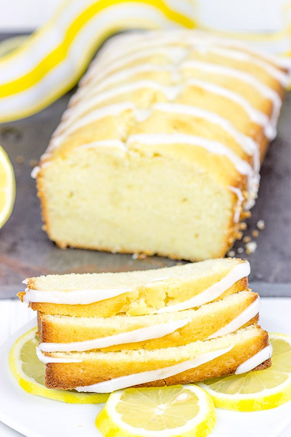 This Glazed Lemon Bread is quick, tasty and perfect for Saturday morning breakfasts at home!
