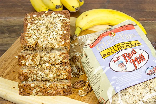 The addition of oats into this classic banana bread recipe yields a delicious Banana Oat Bread that will leave you begging for another slice!