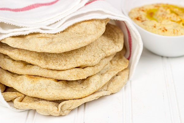 This Homemade Pita Bread is incredibly tasty! Serve with hummus for a light lunch or a fun afternoon snack.