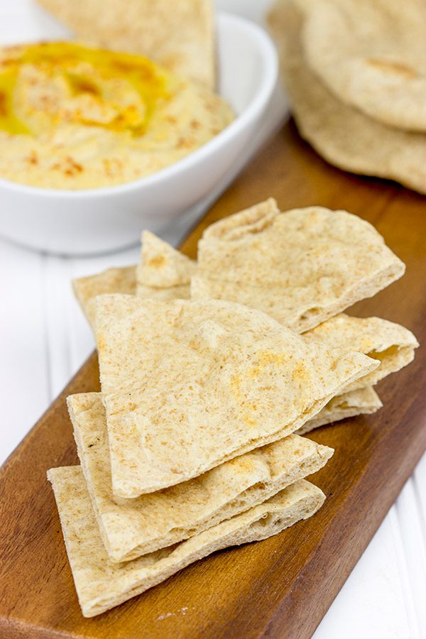 This Homemade Pita Bread is incredibly tasty! Serve with hummus for a light lunch or a fun afternoon snack.