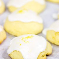 These light and crumbly Italian Lemon Cookies are perfect with a cup of coffee!