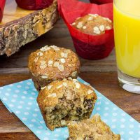 Loaded with fruits and nuts, these Morning Glory Muffins are a delicious breakfast treat!