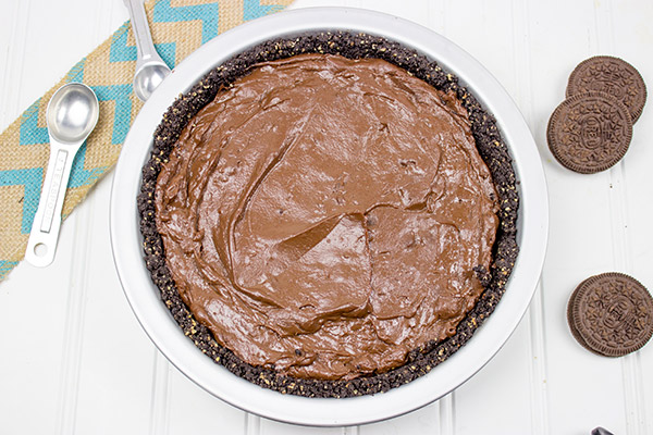 This Mocha Mississippi Mud Pie features a chocolate-pecan crust filled with a decadent mocha chocolate pudding. Add some whipped cream, and you've got the perfect summer dessert!