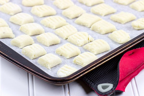 This light and fluffy Potato Gnocchi is complemented with a delicious (yet simple!) Sage Brown Butter Sauce. Buon appetito!