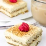 This Caramel Chai Tiramisu is a fun twist on a classic Italian dessert!