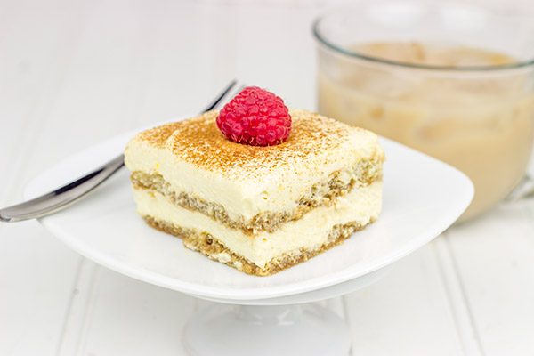 This Caramel Chai Tiramisu is a fun twist on a classic Italian dessert!