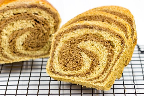 Fresh bread is the best kind of bread!  This homemade Marbled Rye Bread is not only fun to make, but it's the perfect bread for delicious reuben sandwiches!