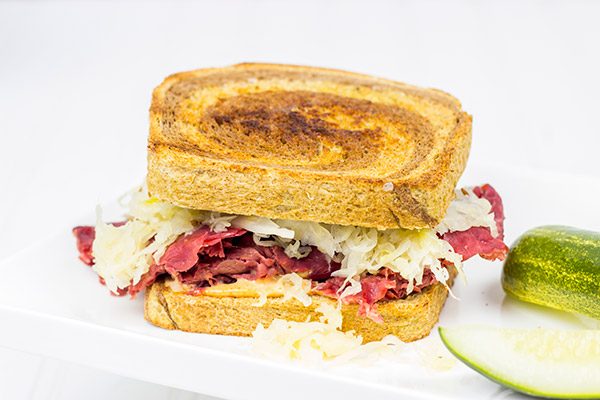 Fresh bread is the best kind of bread!  This homemade Marbled Rye Bread is not only fun to make, but it's the perfect bread for delicious reuben sandwiches!