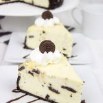 This Oreo Cheesecake features creamy cheesecake combined with crunchy Oreo cookies...and it's one of my all-time favorites!