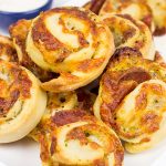 Mix up pizza night and make up a batch of these Pepperoni Pizza Rolls. They're quite tasty when served with ranch dressing!