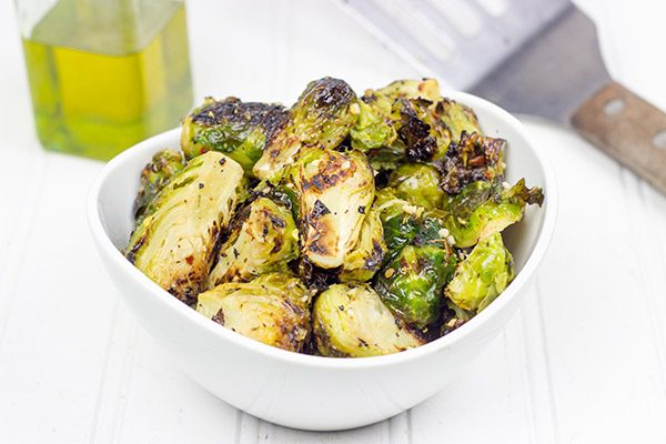 Grilled Brussels Sprouts might be one of my favorite new summer side dishes!