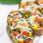 Loaded with layers of flavor, these Grilled Southwestern Potato Skins are one heck of a delicious summer appetizer!