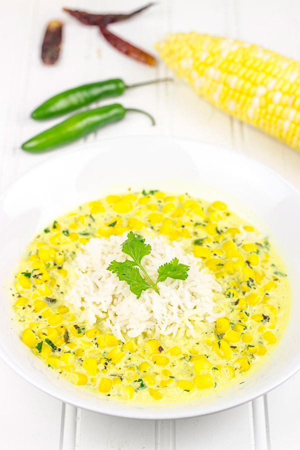 This Sweet Corn Curry is flavorful and easy, and it's a great meal for the end of a hectic day! #MakeItEpic #ad