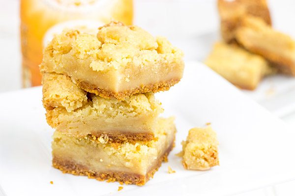 Featuring a layer of gooey caramel filling between a graham cracker crust and a generous crumble topping, these Caramel Crumble Bars make for one tasty dessert!