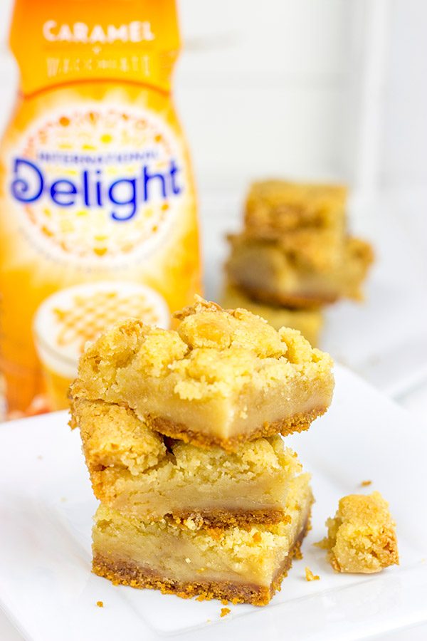 Featuring a layer of gooey caramel filling between a graham cracker crust and a generous crumble topping, these Caramel Crumble Bars make for one tasty dessert!
