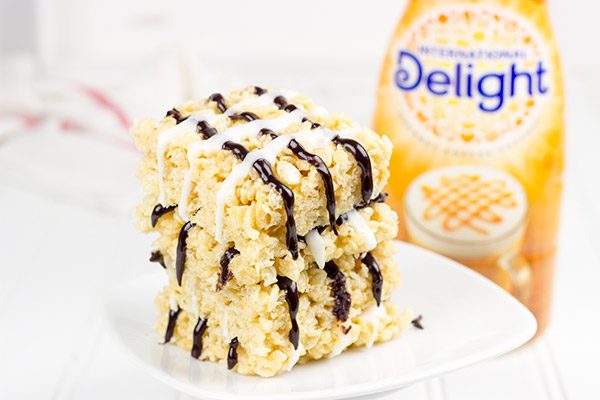 The addition of chocolate and caramel flavors take this childhood favorite to a whole new level! These Chocolate Caramel Rice Crispy Treats are one tasty dessert!