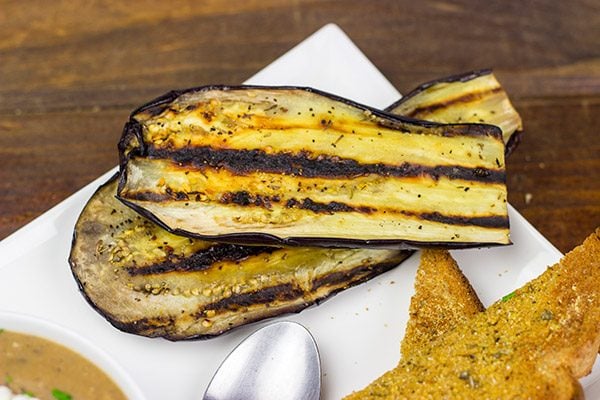 We're still in grilling season, but the days are getting cooler...this clearly calls for a batch of Grilled Eggplant Soup!