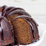 This decadent Chocolate Pound Cake features a Nutella Glaze.