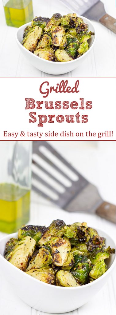 Grilled Brussels Sprouts might be one of my favorite new summer side dishes!