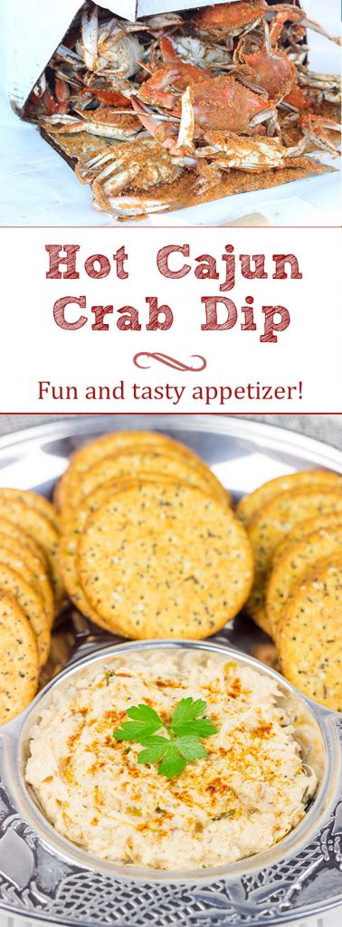 Just in time for tailgate season, this Hot Cajun Crab Dip will be the hit of the party!