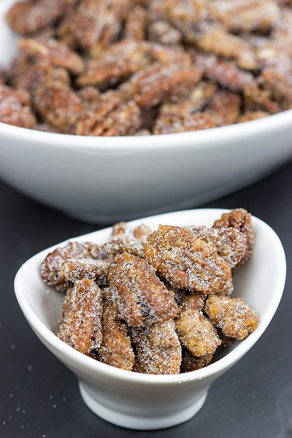 These classic Sugared Pecans are a quick and easy snack to keep around during the holidays!