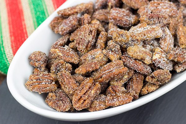 These classic Sugared Pecans are a quick and easy snack to keep around during the holidays!