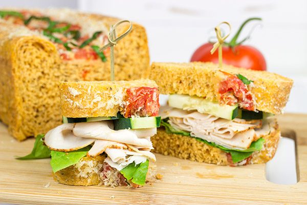 A sandwich is only as good as the bread it is served on. That's where this amazing Tomato Basil Bread comes in!