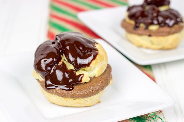 Filled with a rich chocolate pudding and topped with a decadent chocolate glaze, these Double Chocolate Cream Puffs will satisfy any chocoholic in your family!