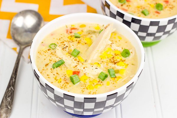 Get the new year started off right with this quick and tasty Healthy Chicken Corn Chowder!