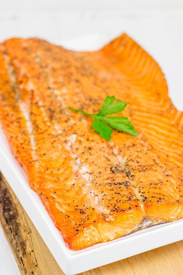 Making smoked salmon at home is easier than you might think! This Maple Smoked Salmon is one of our favorites!