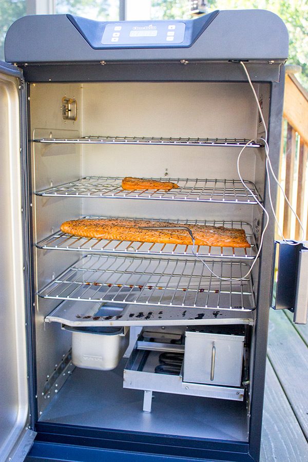 Making smoked salmon at home is easier than you might think! This Maple Smoked Salmon is one of our favorites!