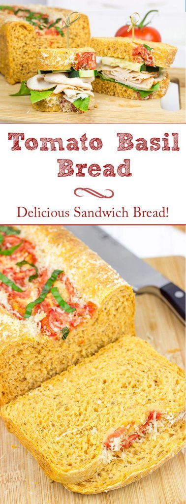 A sandwich is only as good as the bread it is served on. That's where this amazing Tomato Basil Bread comes in!