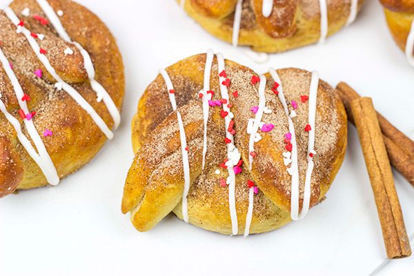 Skip the mall food court and make these Cinnamon Sugar Soft Pretzels at home!