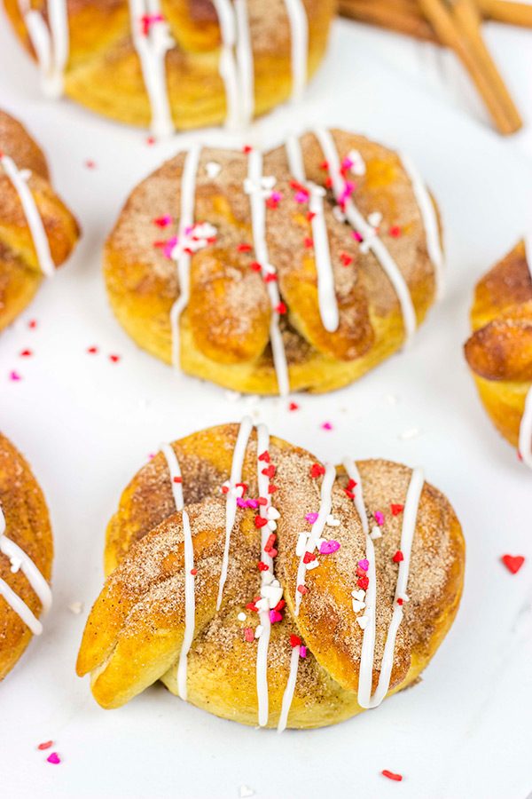 Skip the mall food court and make these Cinnamon Sugar Soft Pretzels at home!