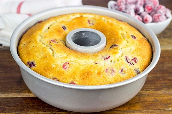 This Coconut Cranberry Pound Cake is a fun and festive way to celebrate the season!