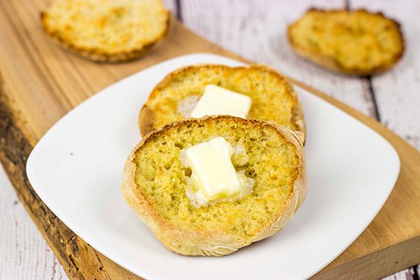Love English muffins? Then try your hand at making a batch of these Homemade English Muffins!