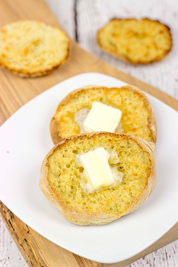 Love English muffins? Then try your hand at making a batch of these Homemade English Muffins!