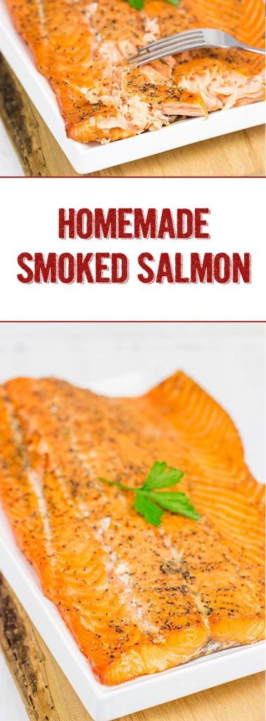 Making smoked salmon at home is easier than you might think! This Maple Smoked Salmon is one of our favorites!