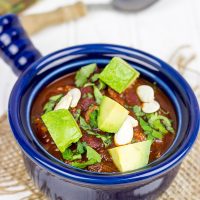 Forget the pancakes...maple syrup is a great addition to chili! This Smoky and Sweet Turkey Chili is perfect for cold Autumn evenings!