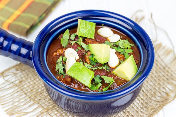 Forget the pancakes...maple syrup is a great addition to chili! This Smoky and Sweet Turkey Chili is perfect for cold Autumn evenings!
