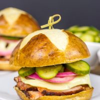 Mix up with your Thanksgiving leftovers with this tasty Bavarian Ham Sandwich!