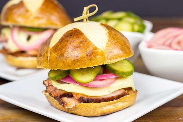 Mix up with your Thanksgiving leftovers with this tasty Bavarian Ham Sandwich!