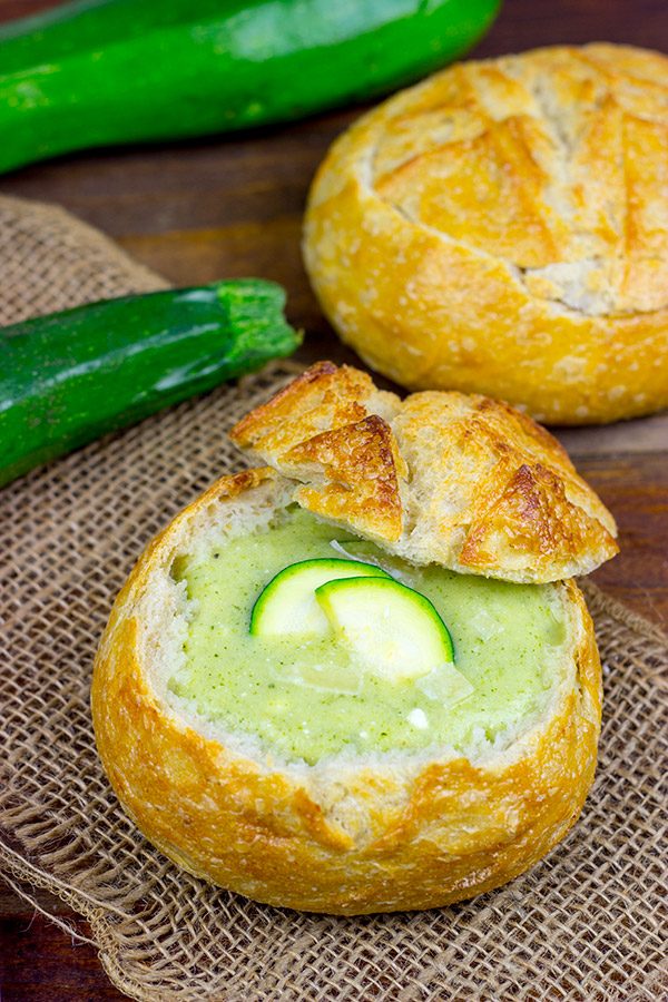 This quick and easy Healthy Zucchini Bisque is perfect for chilly winter days!