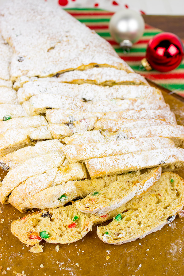 Homemade stollen is delicious! Start a new holiday baking tradition with this classic German holiday bread!