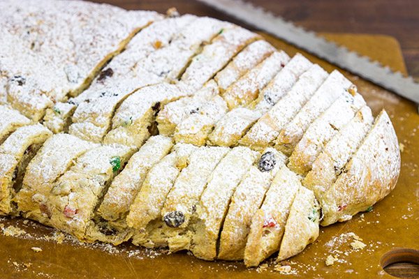Homemade stollen is delicious!  Start a new holiday baking tradition with this classic German holiday bread!