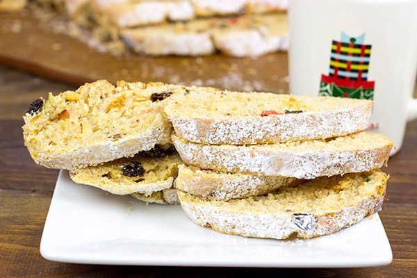 Homemade stollen is delicious!  Start a new holiday baking tradition with this classic German holiday bread!