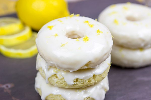 These Baked Lemon Doughnuts are packed with lemony deliciousness!