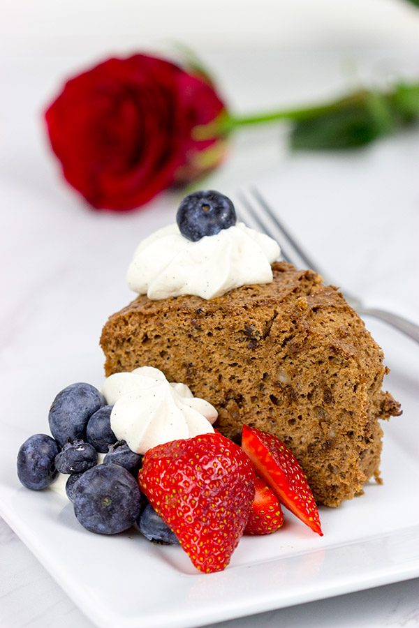 Looking for a decadent chocolate dessert without all of the calories? Try this Chocolate Angel Food Cake!