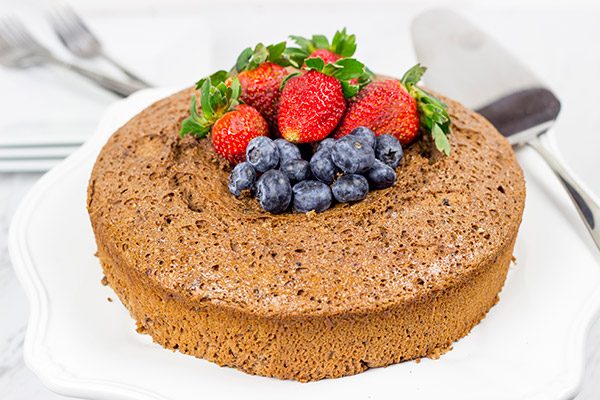 Looking for a decadent chocolate dessert without all of the calories? Try this Chocolate Angel Food Cake!